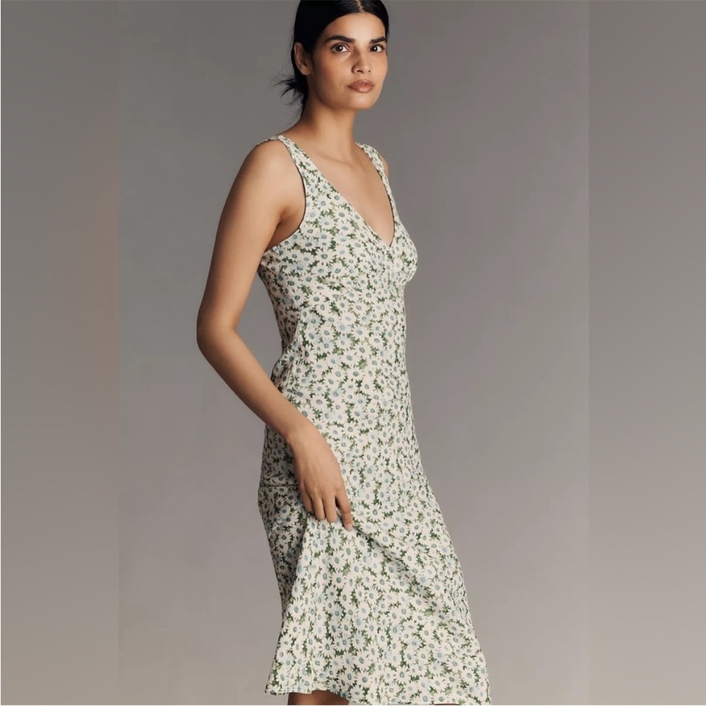 Reformation Beauden Knit Dress Daisy Meadow - Picture 2 of 9